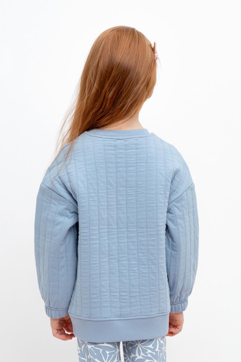 Свитшоты для девочки, артикул: КР 302420, цвет: синий, фото 4