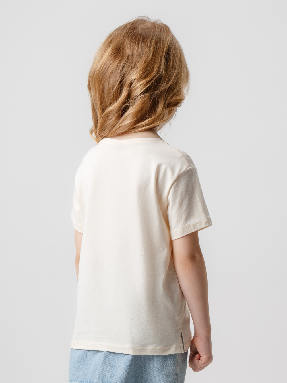 Футболка для девочки, артикул: КР 301995, цвет: голубой, фото 3