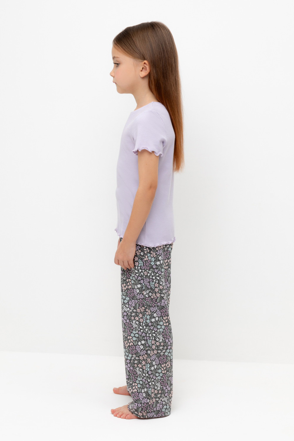 Пижама для девочки, артикул: К 1636-1, цвет: фиолетовый, фото 4