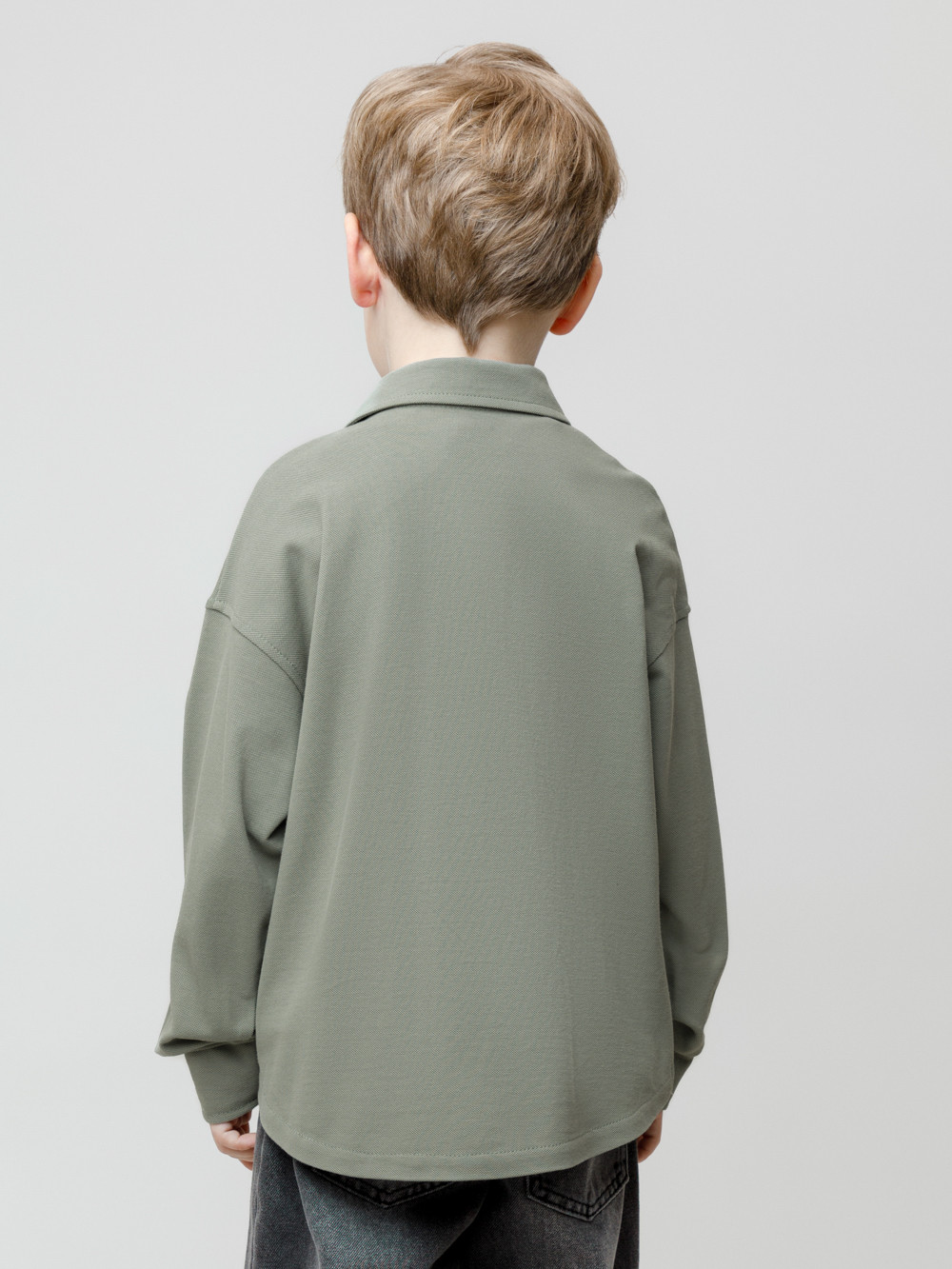 Рубашки для мальчика, артикул: КР 302794, цвет: хаки, фото 4