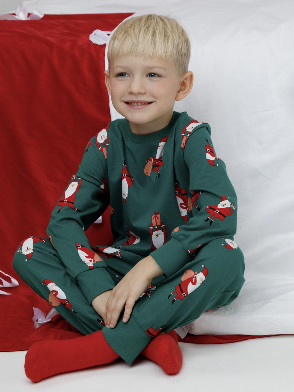 Пижамы, артикул: К 1663, цвет: зеленый, фото 4