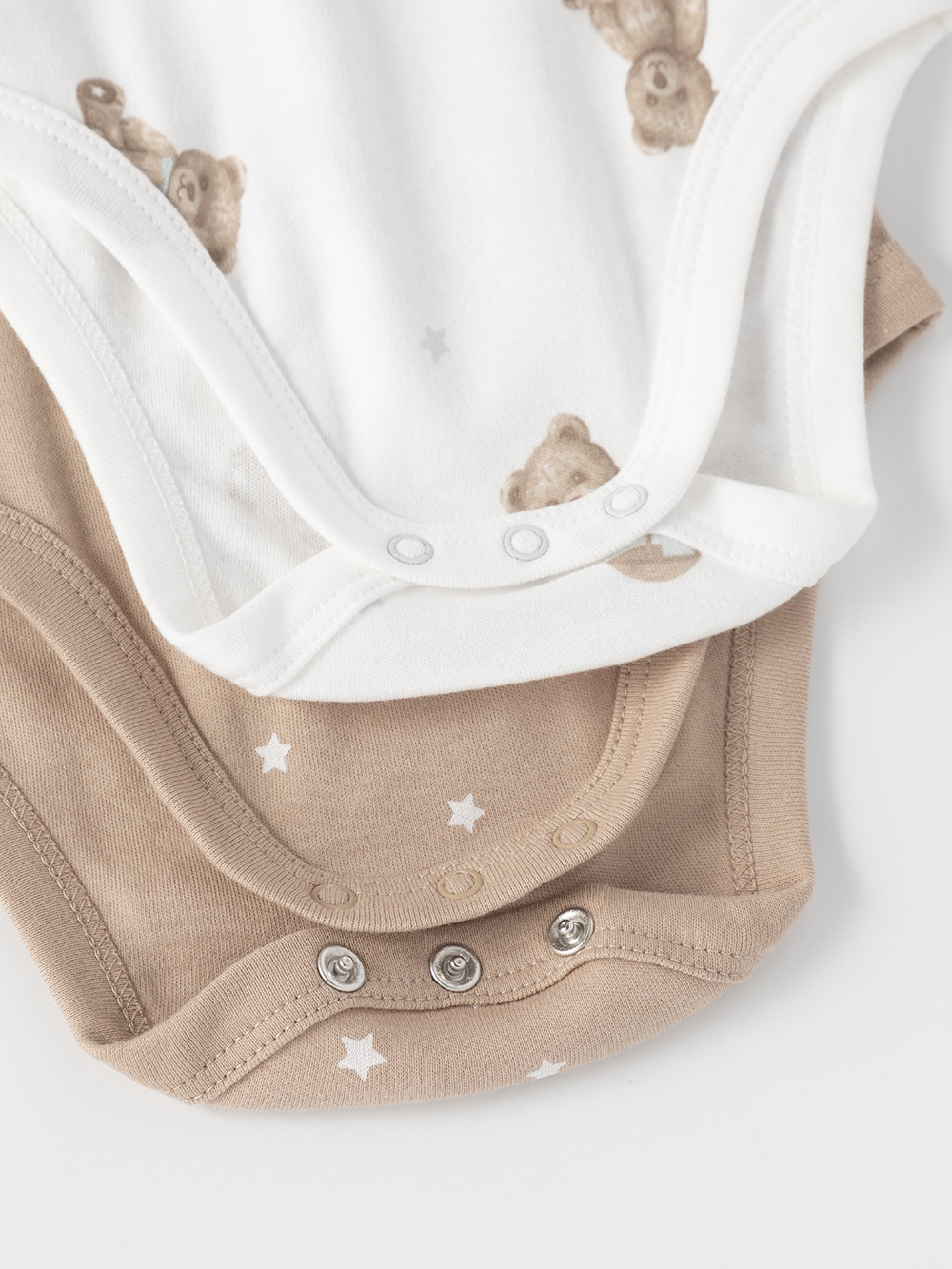 Боди для новорожденных, артикул: К 6543-2уп, цвет: бежевый, фото 4