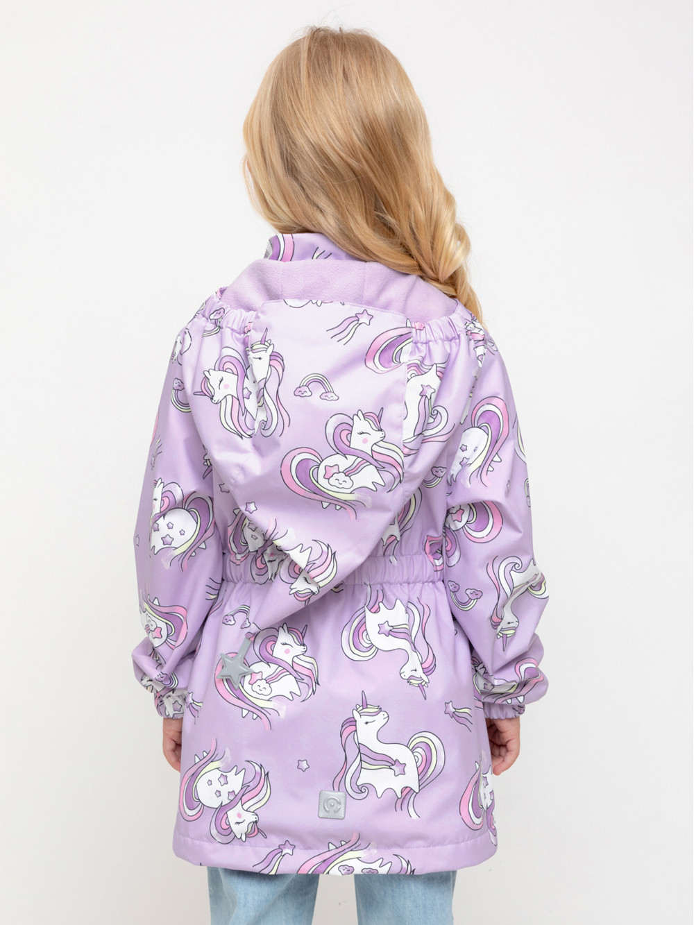 Куртка для девочки, артикул: ВК 32118/н/6 УЗГ, цвет: фиолетовый, фото 4