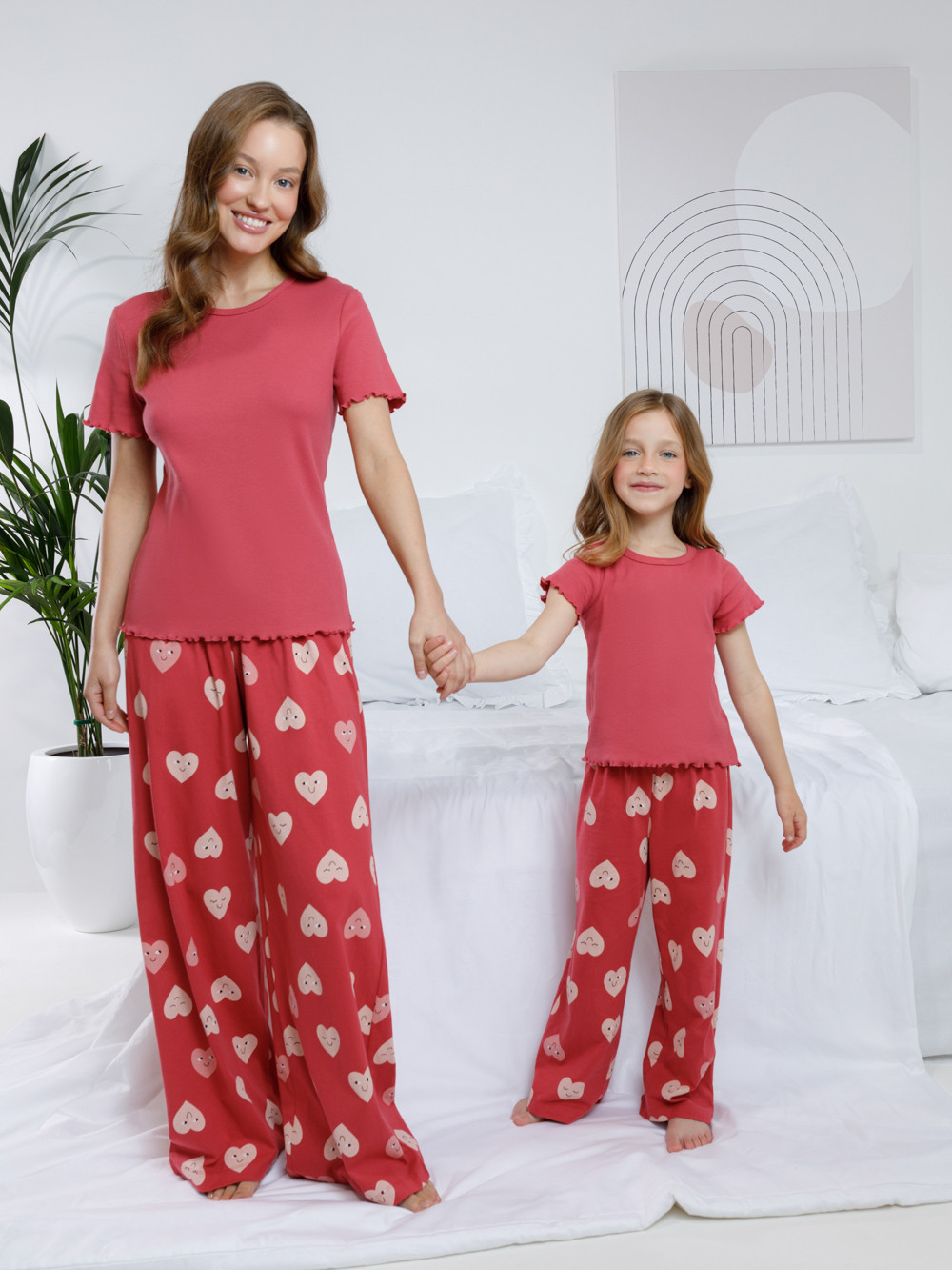 Пижама для девочки, артикул: МП 1659, цвет: бордовый, фото 4