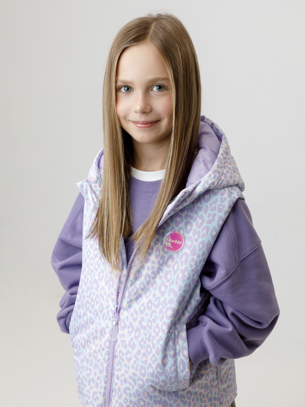 Жилет для девочки, артикул: ВК 35019/н/2 ГР (98-128), цвет: минт, фото 4