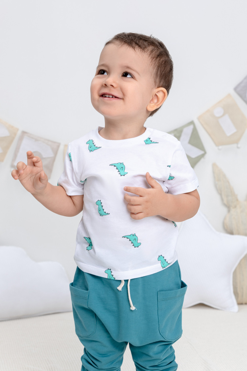 Футболка для мальчика, артикул: КР 302034, цвет: белый, фото 4