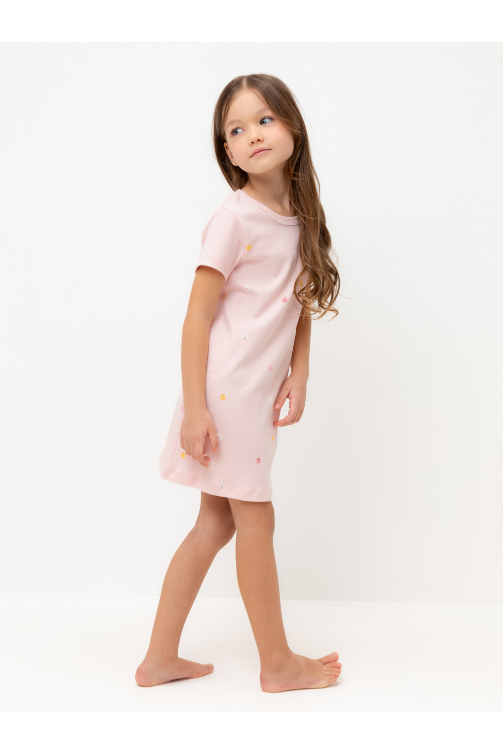 Ночная сорочка для девочки, артикул: К 1156, цвет: розовый, фото 4