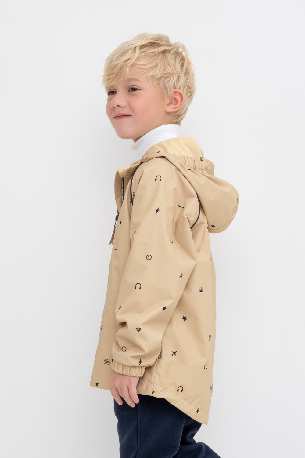 Куртки для мальчика, артикул: ВК 30085/н/4 ГР, цвет: коричневый, фото 4