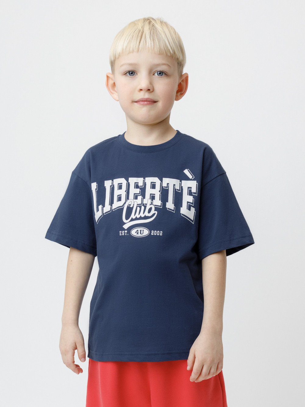 Футболка для мальчика, артикул: КР 303045, цвет: синий, фото 4