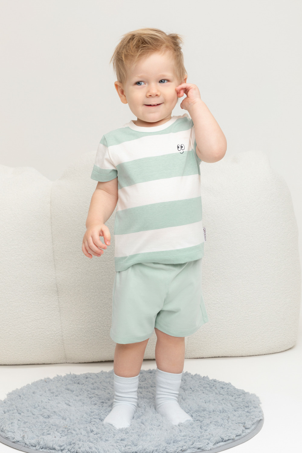 Шорты для мальчика, артикул: КР 400658, цвет: голубой, фото 4