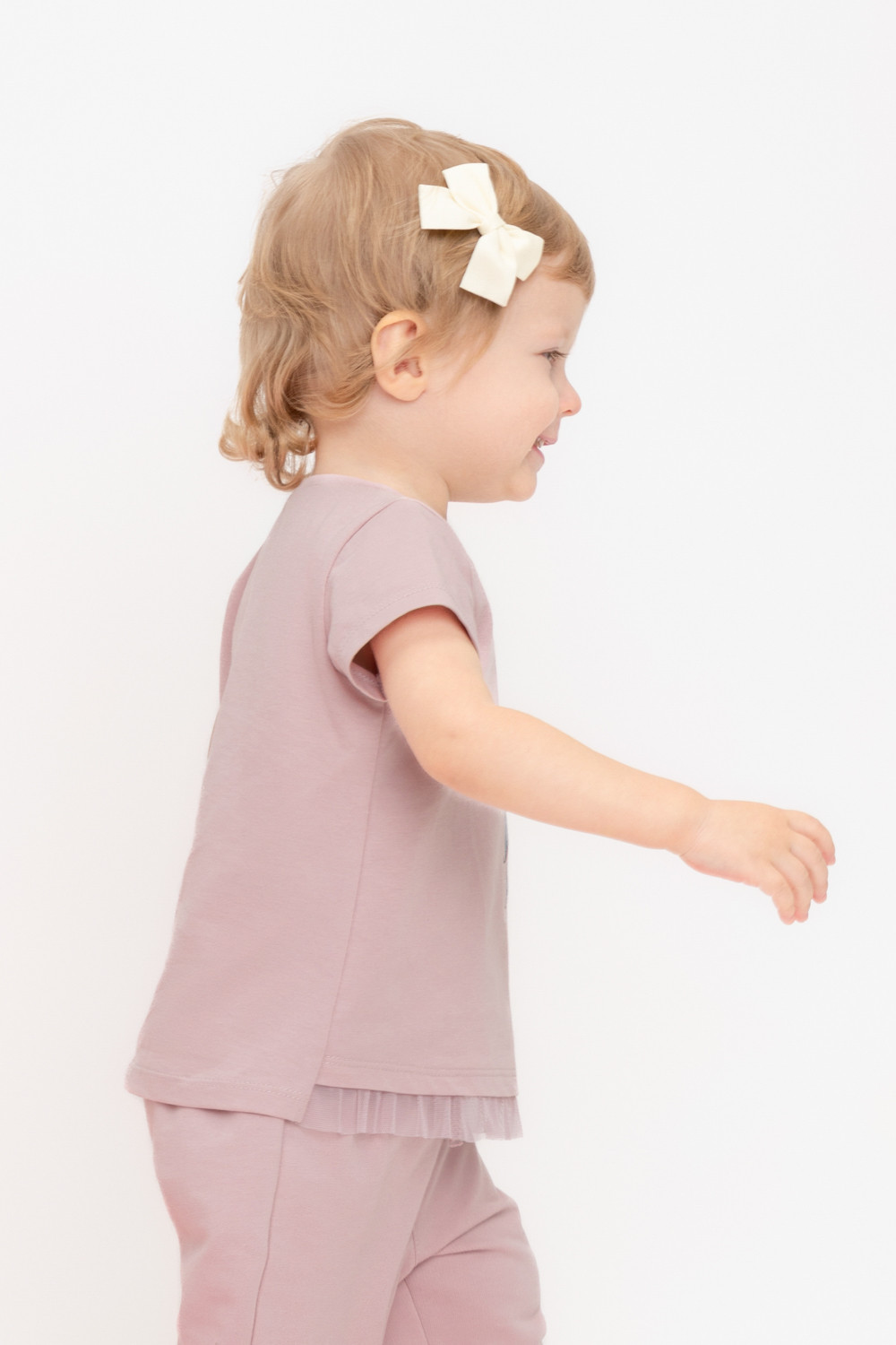 Футболка для девочки, артикул: КР 302321, цвет: розовый, фото 4