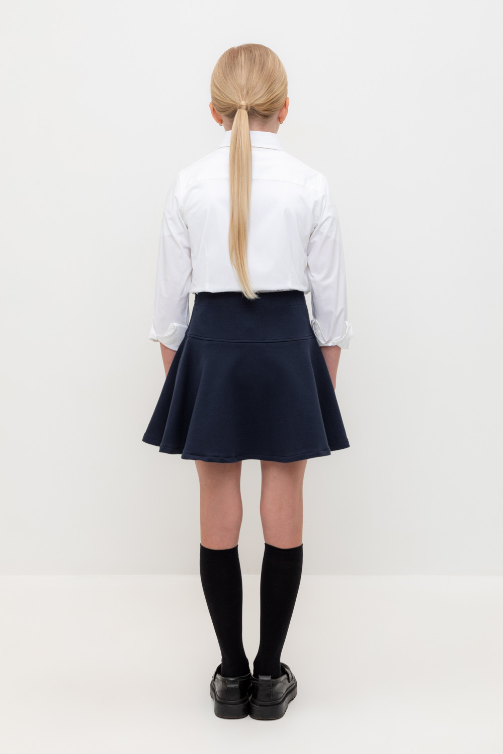 Юбка для девочки, артикул: К 7140, цвет: синий, фото 4