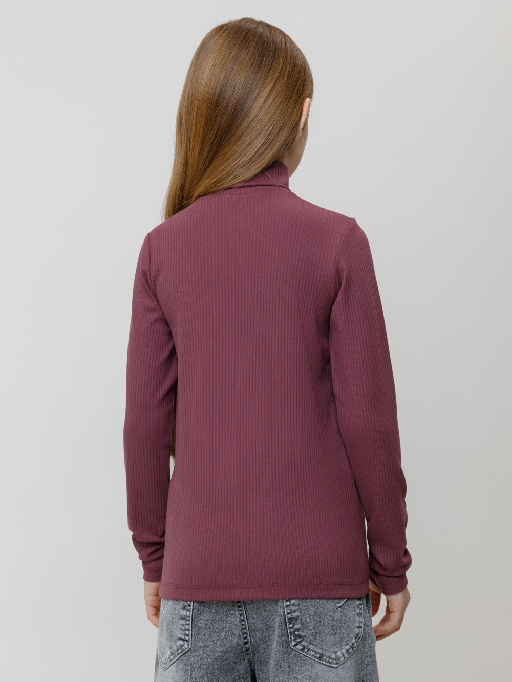 Водолазки для девочки, артикул: КР 302886, цвет: бордовый, фото 4