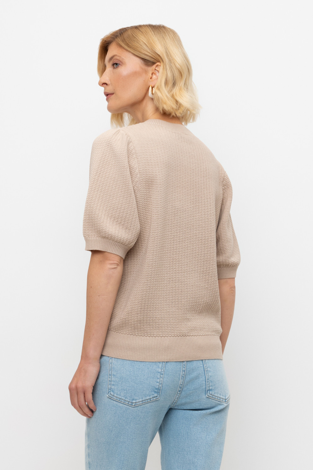 Джемперы женские для мам, артикул: ЕВ 30142, цвет: бежевый, фото 4