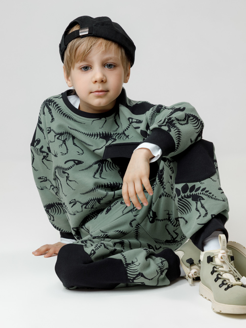 Брюки для мальчика, артикул: КР 400825, цвет: хаки, фото 4