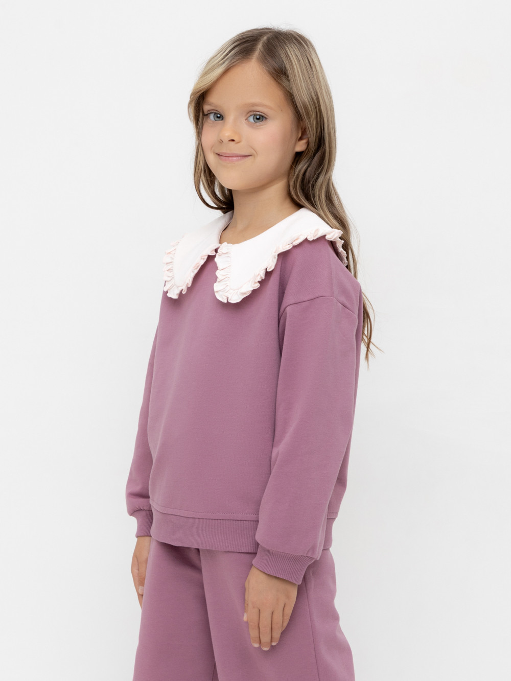 Свитшоты для девочки, артикул: КР 302709-1, цвет: бордовый, фото 3