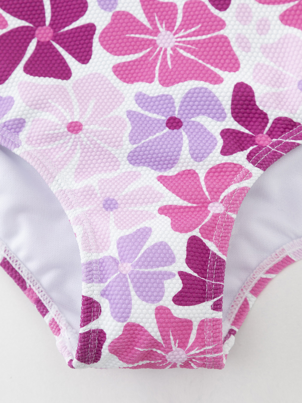 Купальник для девочки, артикул: ТК 16025/1н ФВ, цвет: белый, фото 4