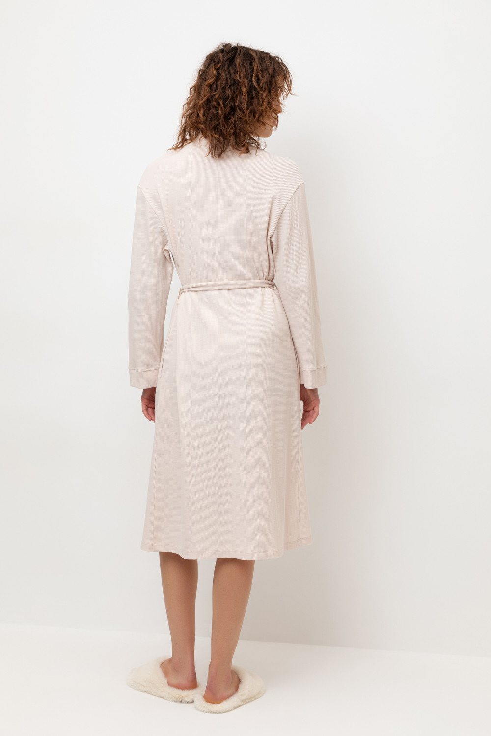 Халаты женские для мам, артикул: Е 50014/24, цвет: бежевый, фото 4