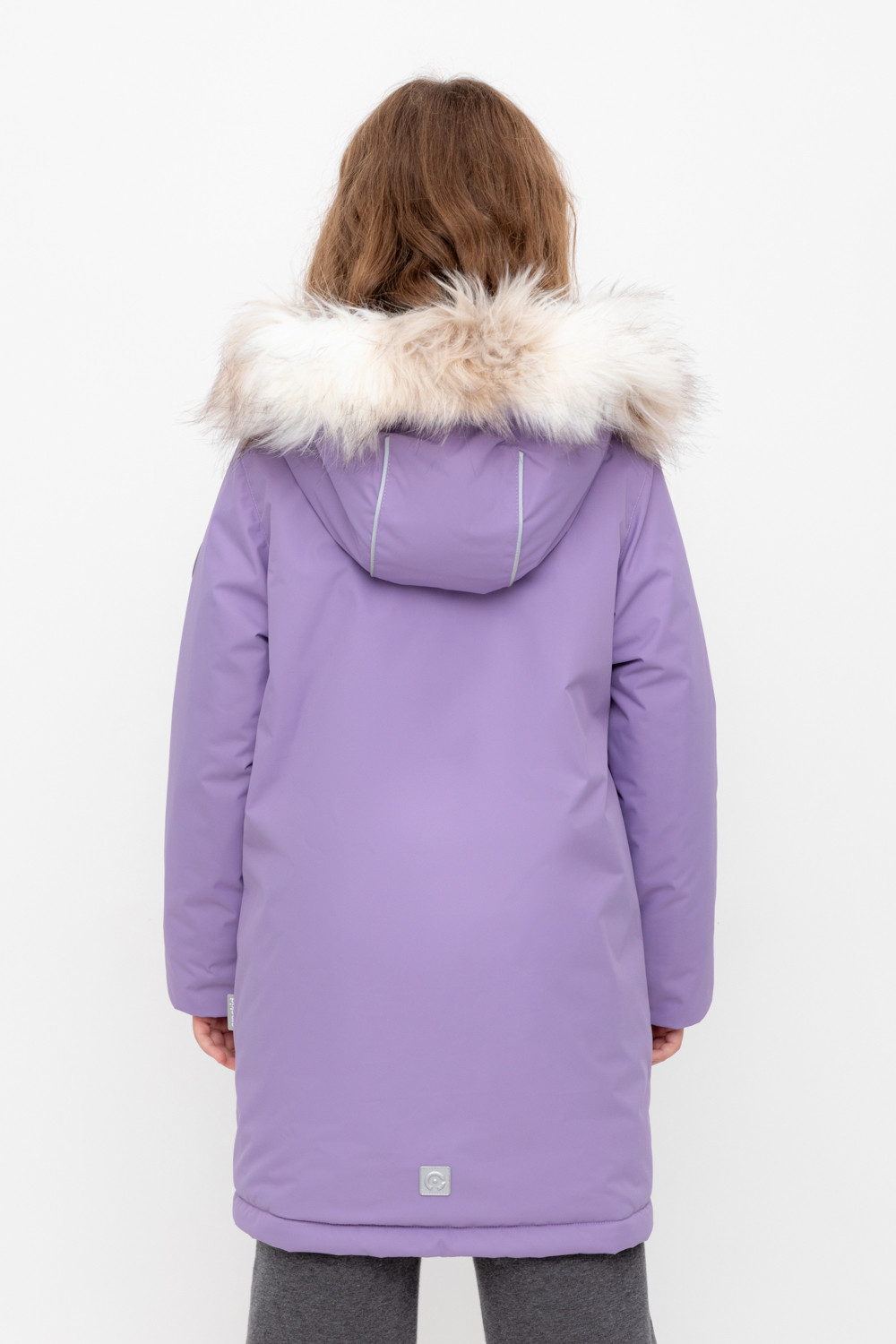 Пальто для девочки, артикул: ВК 38109/2 УЗГ, цвет: фиолетовый, фото 4