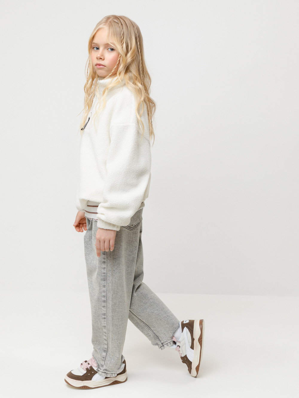 Куртка, артикул: ФЛ 30003/1 ГР, цвет: бежевый, фото 4