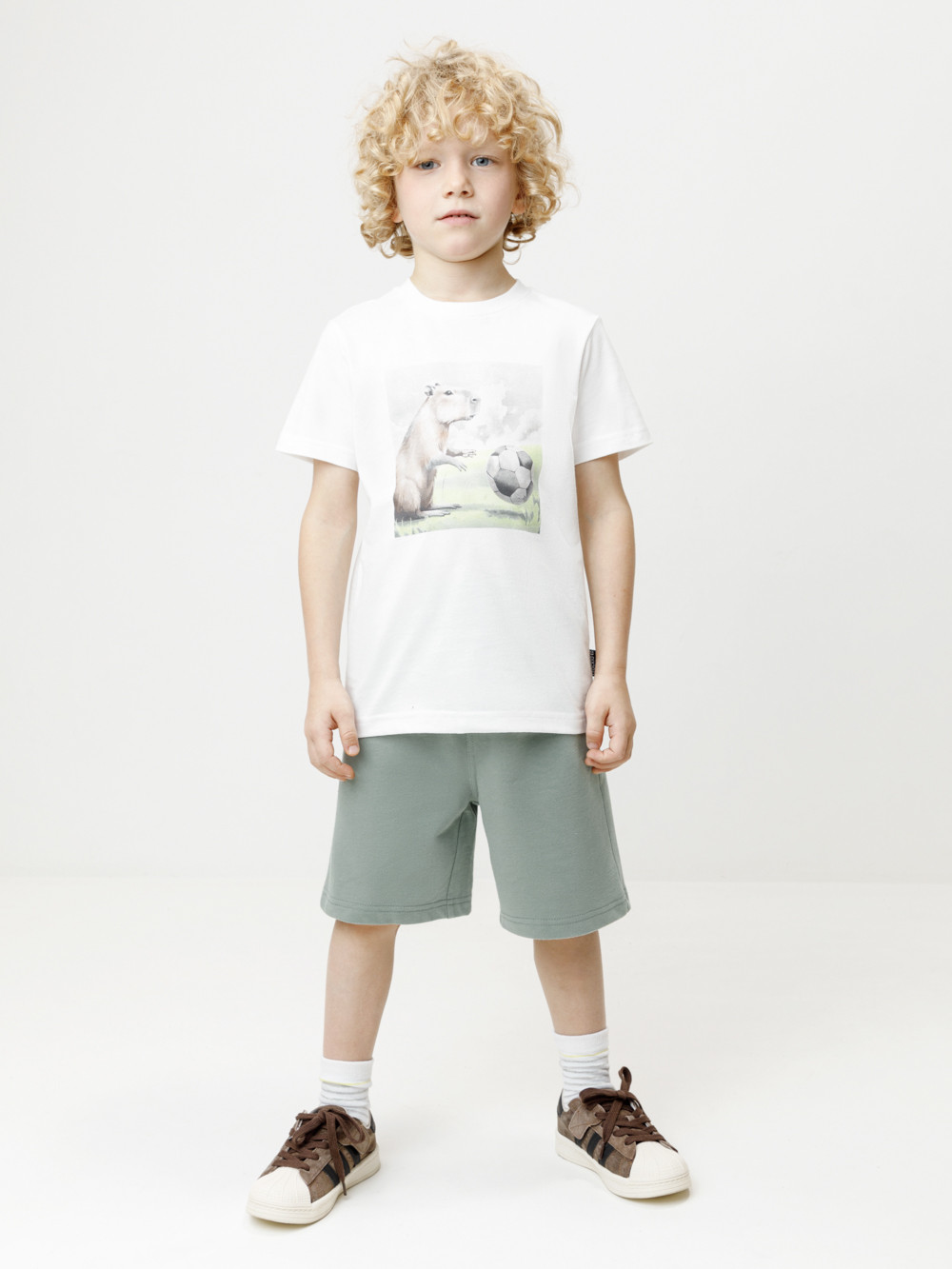 Шорты для мальчика, артикул: КР 400911, цвет: хаки, фото 4