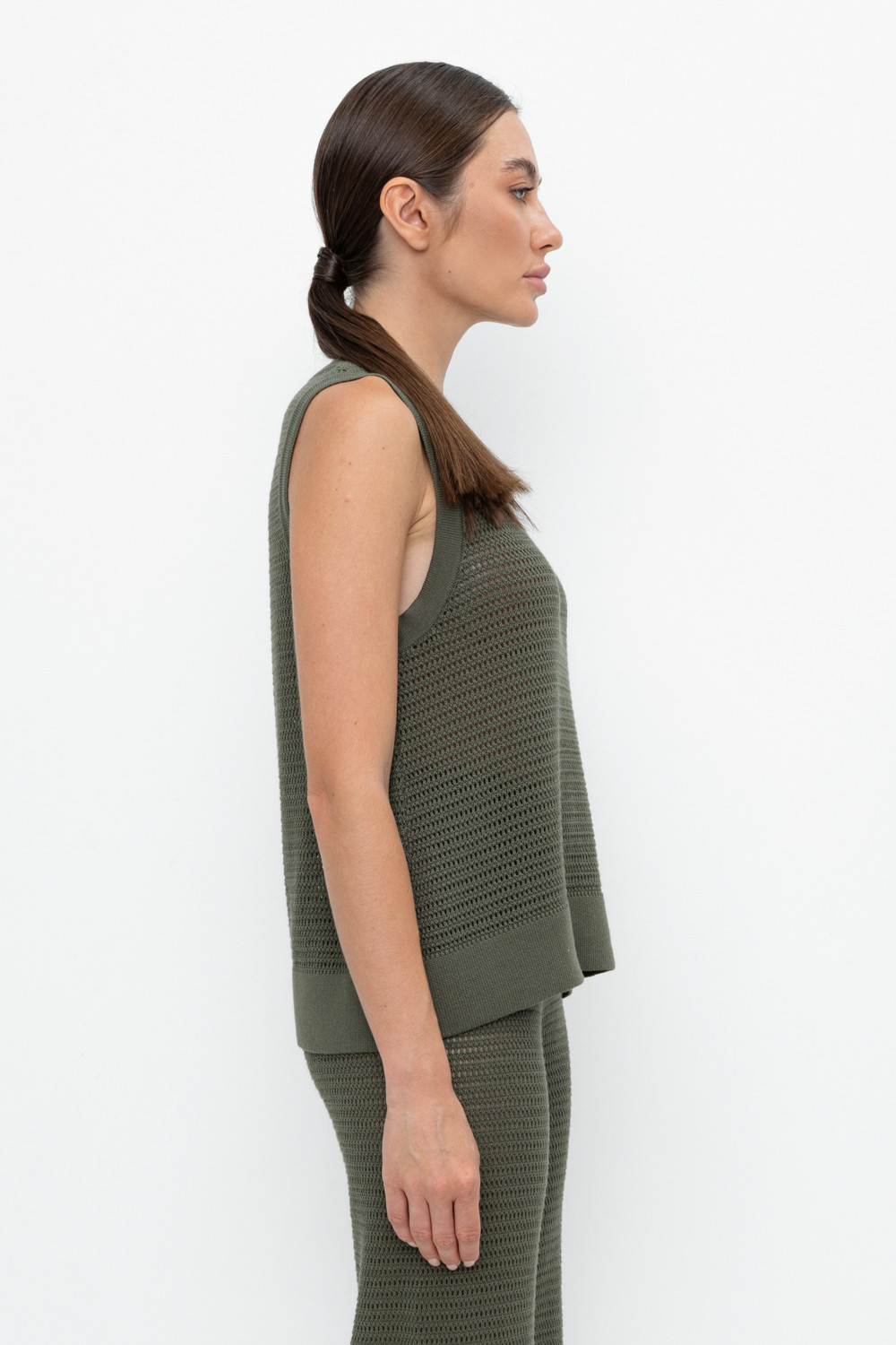 Майки женские для мам, артикул: ЕВ 30153, цвет: зеленый, фото 4