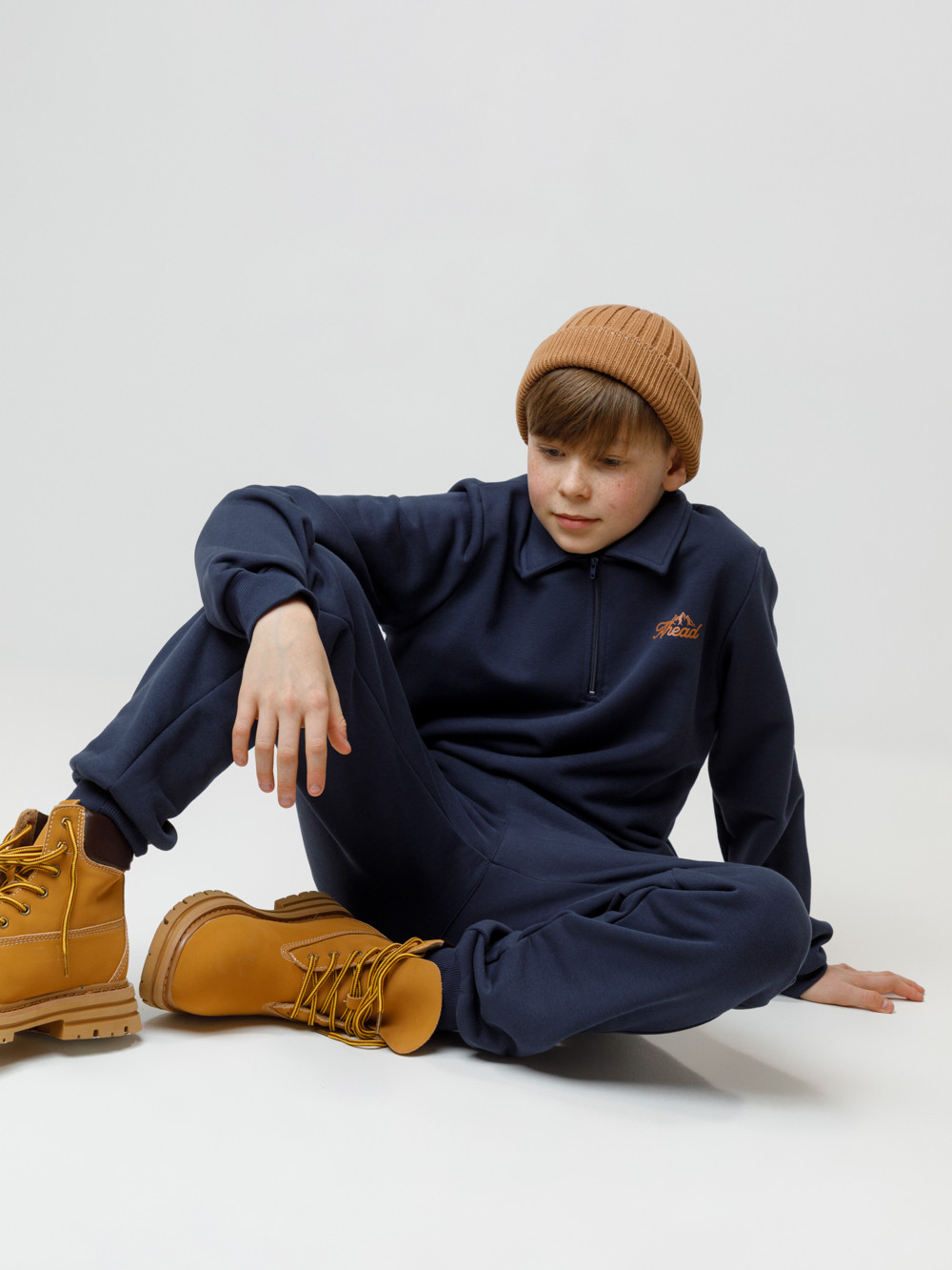 Свитшоты для мальчика, артикул: КР 302798, цвет: темно-синий, фото 4