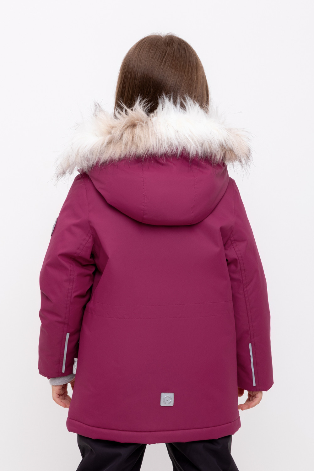 Куртка для девочки, артикул: ВК 38112/2 ГР, цвет: фиолетовый, фото 4