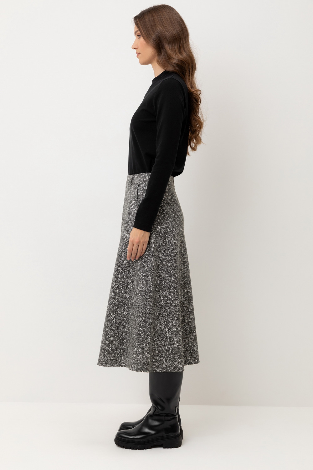 Джемперы женские для мам, артикул: ЕВТ 3330, цвет: черный, фото 4