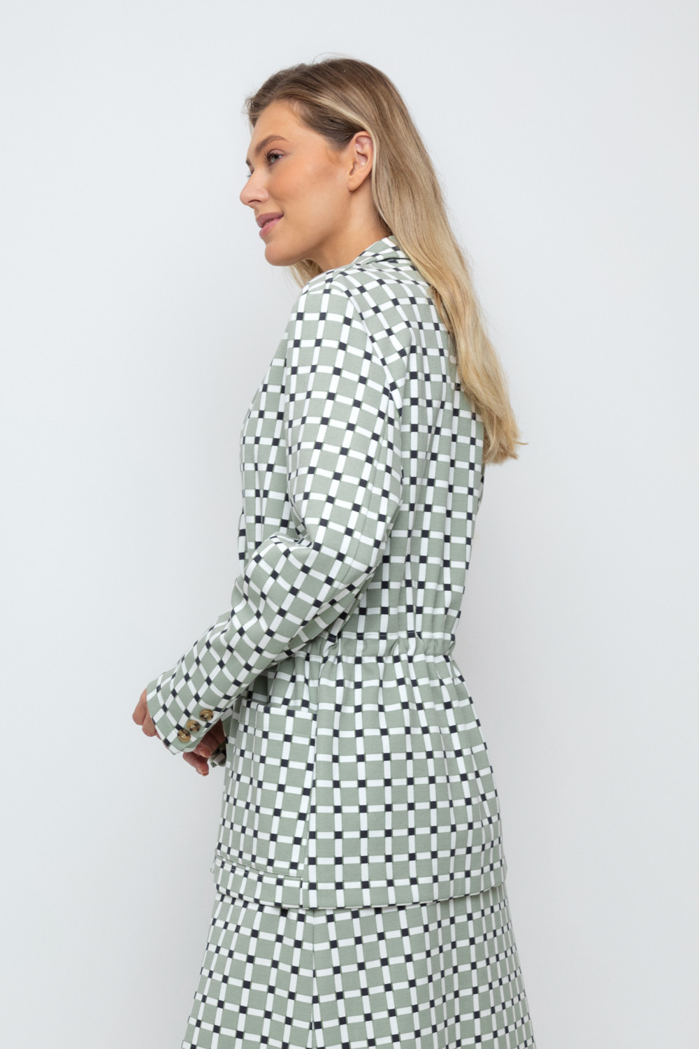 Жакеты, куртки женские для мам, артикул: ЕВТ 3208, цвет: хаки, фото 4