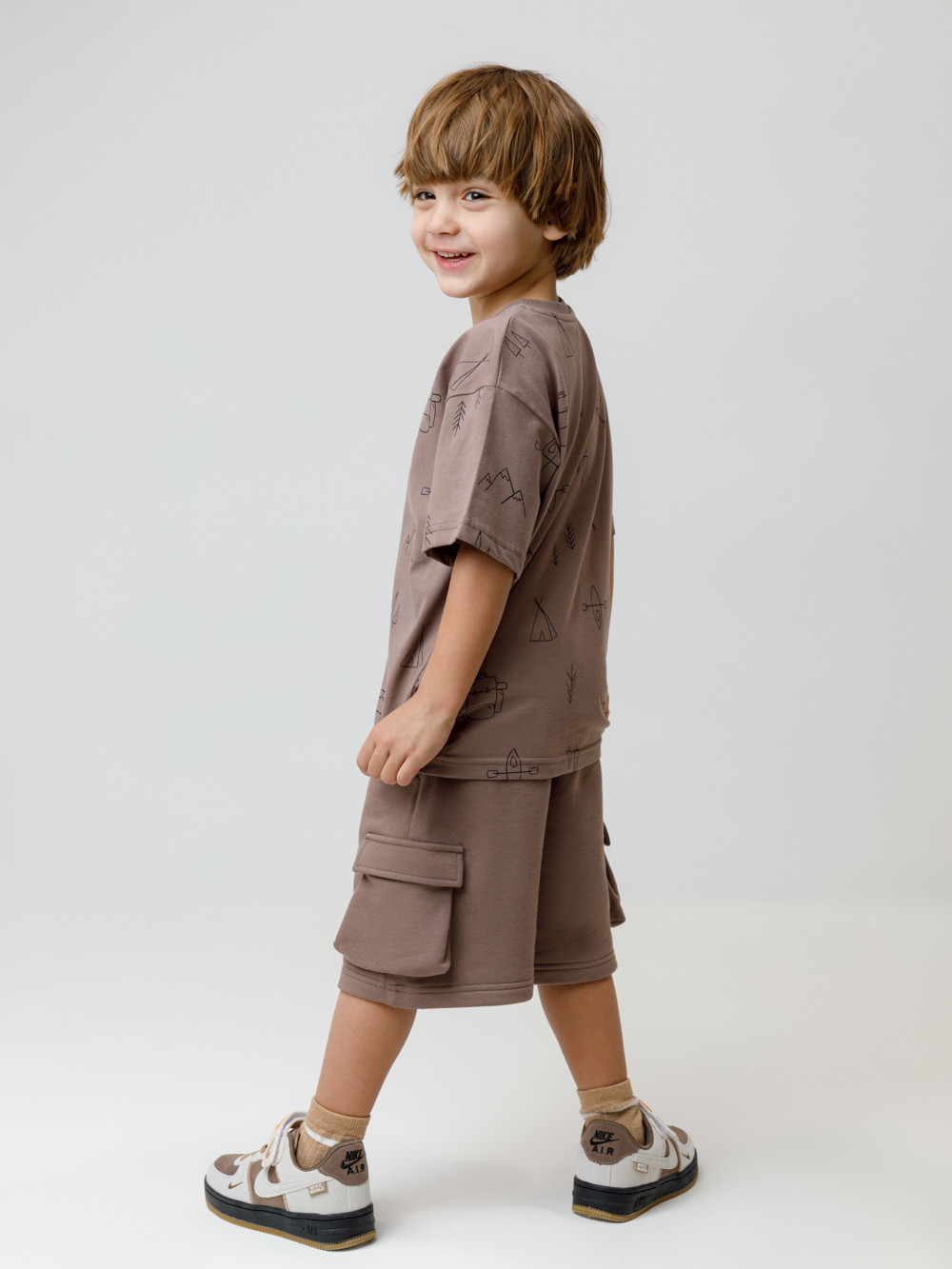 Шорты для мальчика, артикул: КР 400828, цвет: коричневый, фото 4
