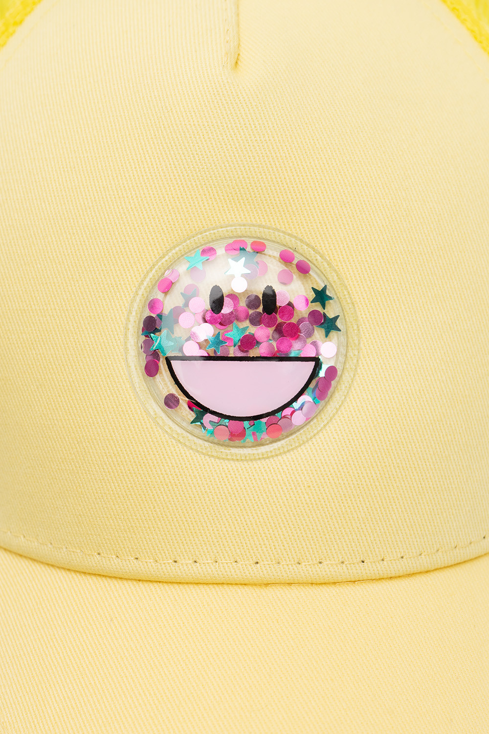 Кепка для девочки, артикул: ТК 80074, цвет: желтый, фото 4