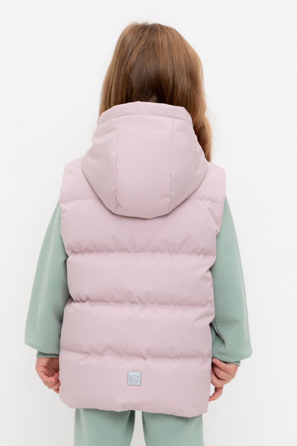 Жилет для девочки, артикул: ВК 35018/1 ГР (98-128), цвет: розовый, фото 4