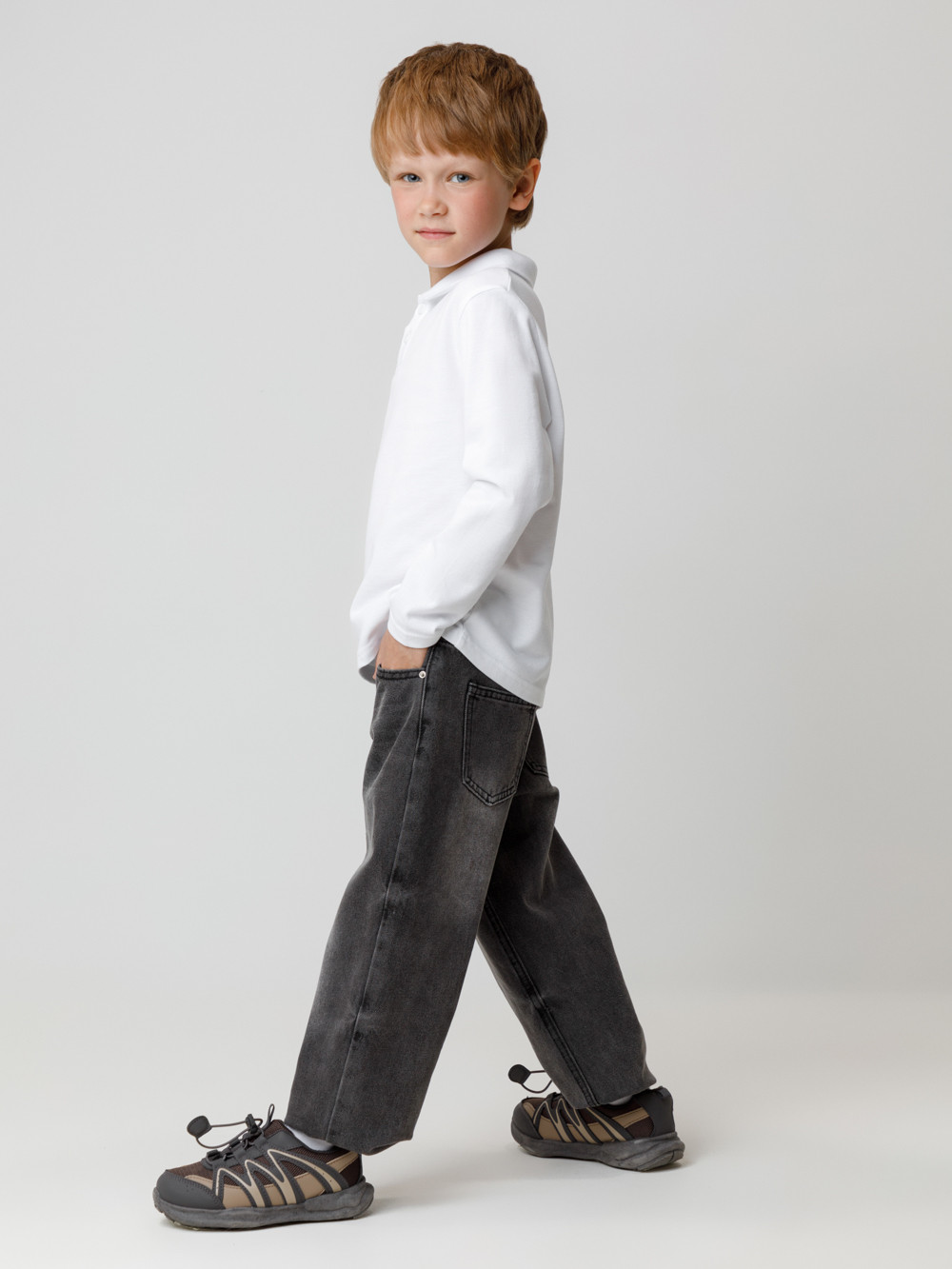 Джемпер для мальчика, артикул: МП 302109, цвет: белый, фото 4