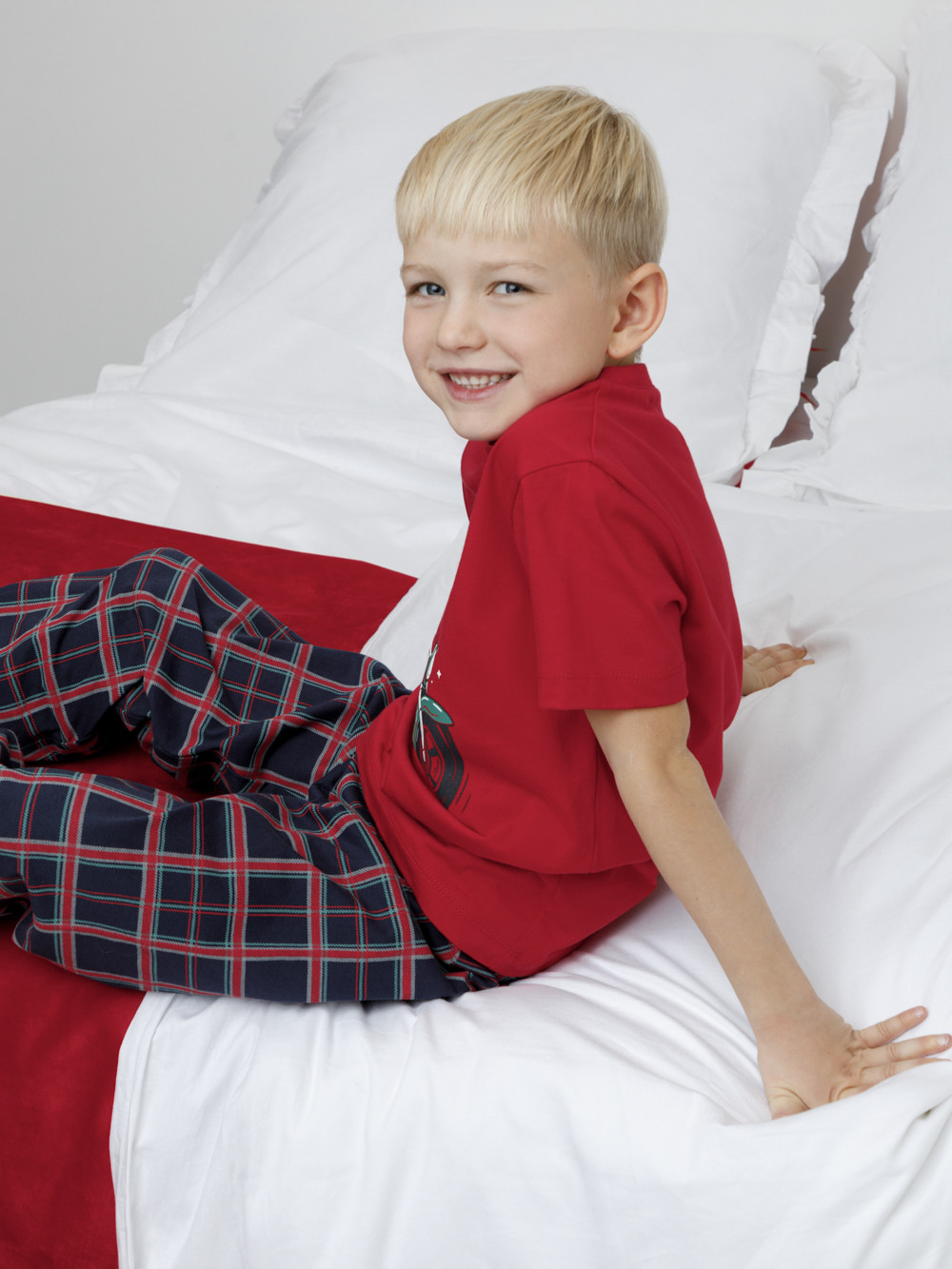 Пижама для мальчика, артикул: К 1599, цвет: красный, фото 4