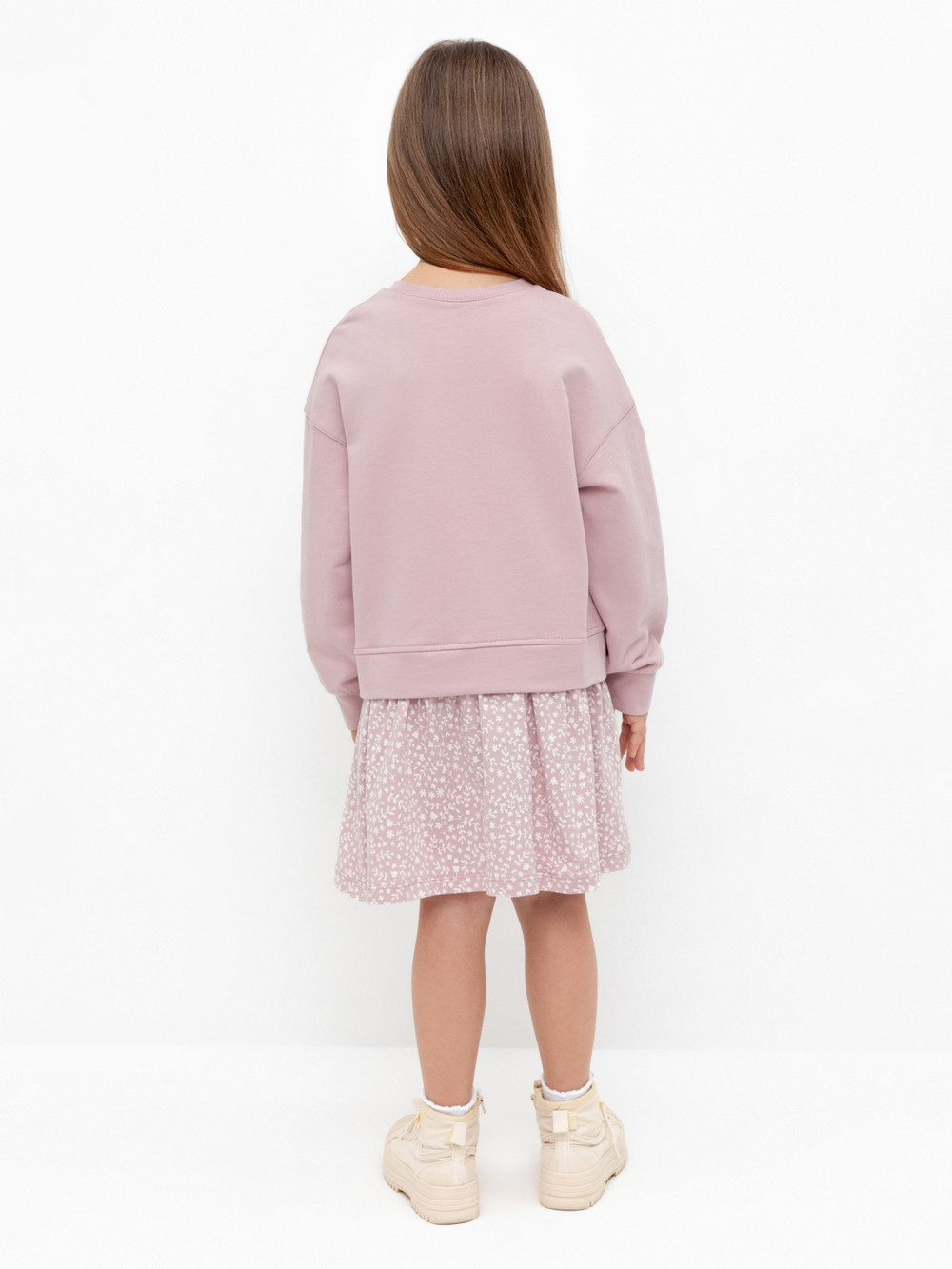 Платье для девочки, артикул: КР 5835, цвет: розовый, фото 4