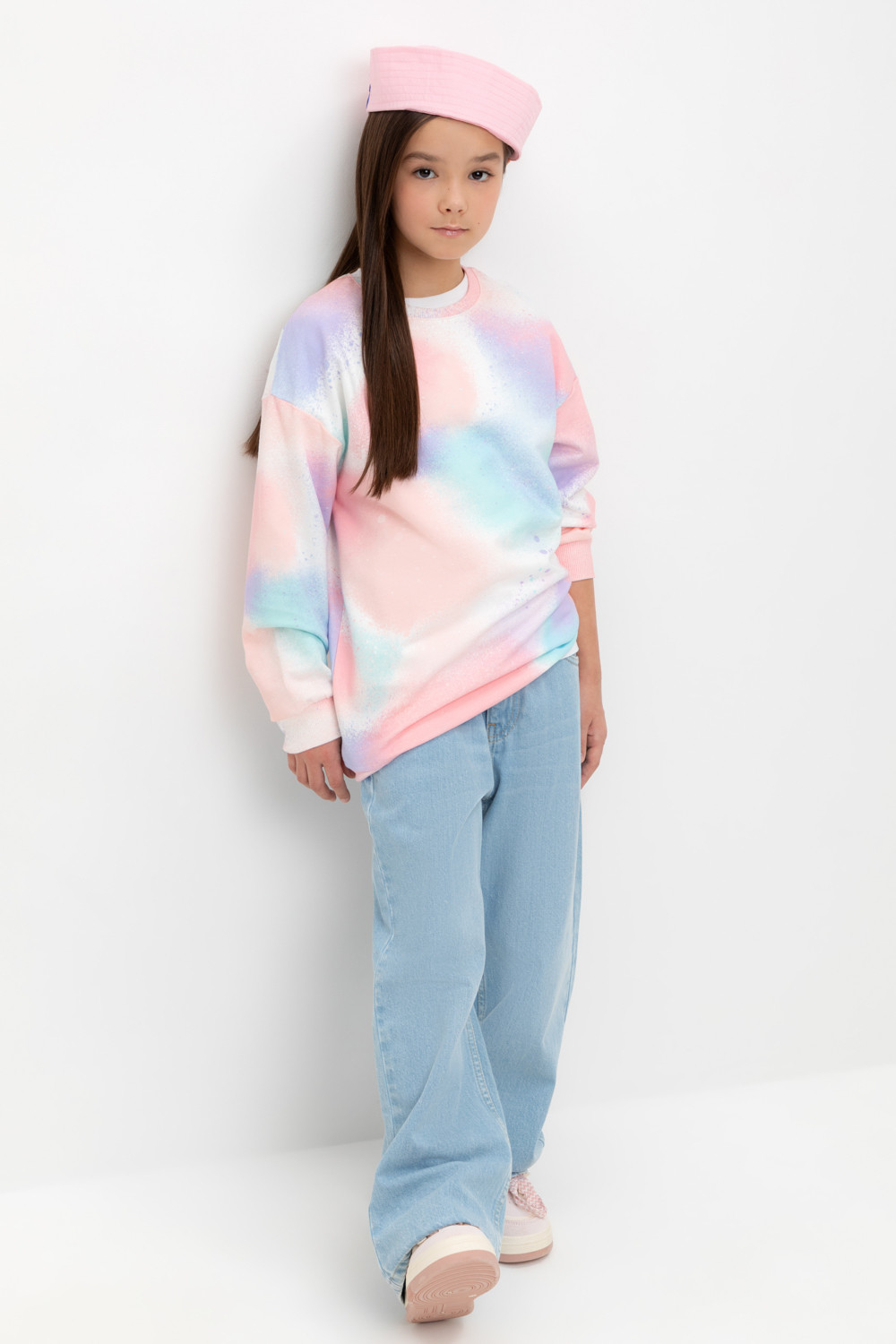 Джемпер для девочки, артикул: КР 302671-1, цвет: мульти, фото 4