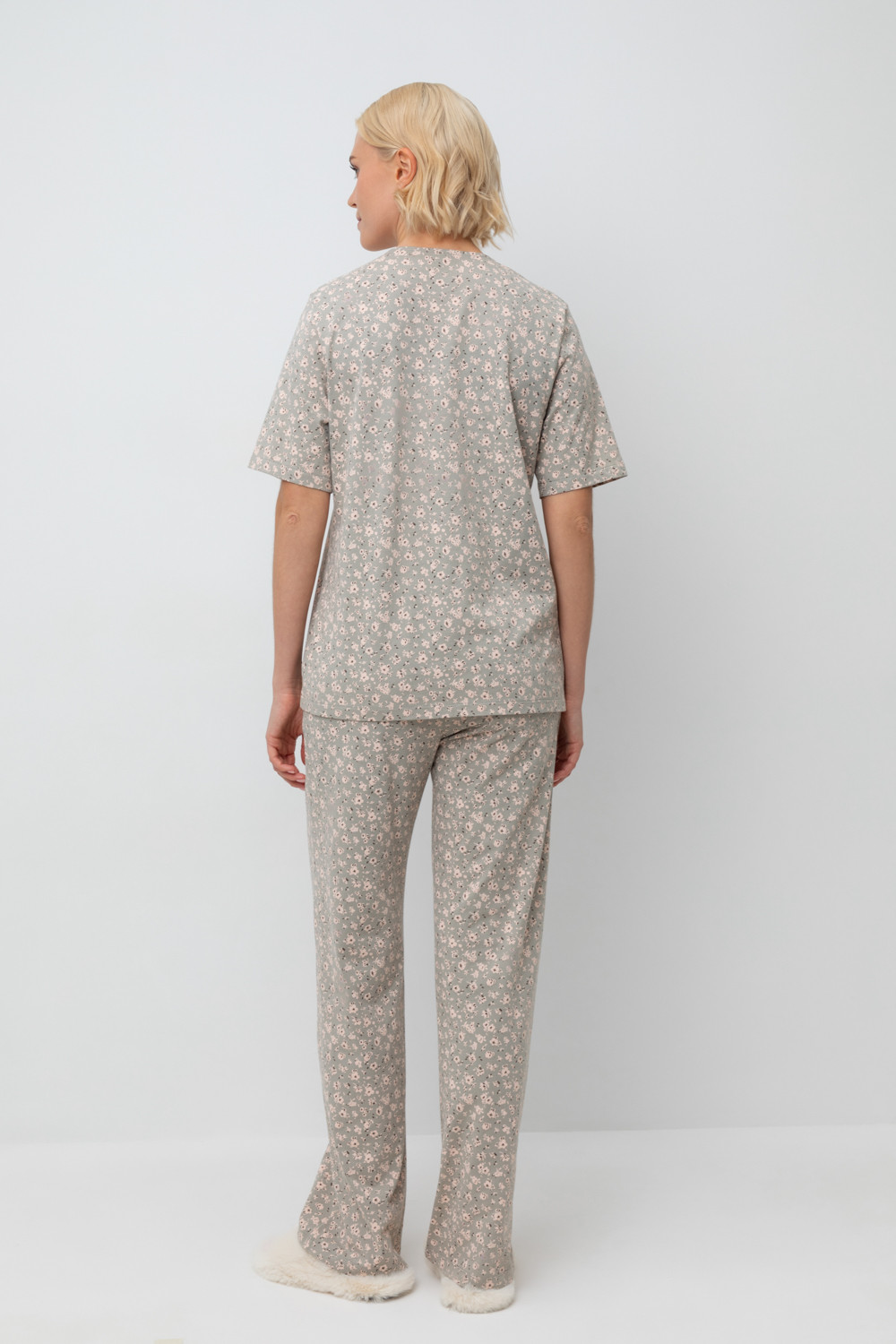 Комплекты для дома для мам, артикул: Е 20153, цвет: хаки, фото 4