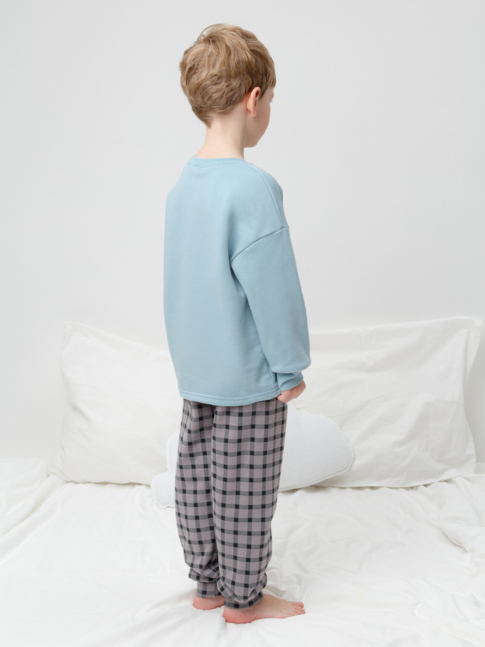 Пижама для мальчика, артикул: К 1567, цвет: голубой, фото 4