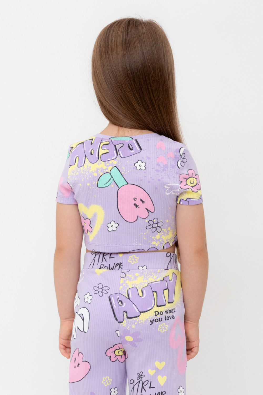 Футболка для девочки, артикул: КР 302697, цвет: фиолетовый, фото 4