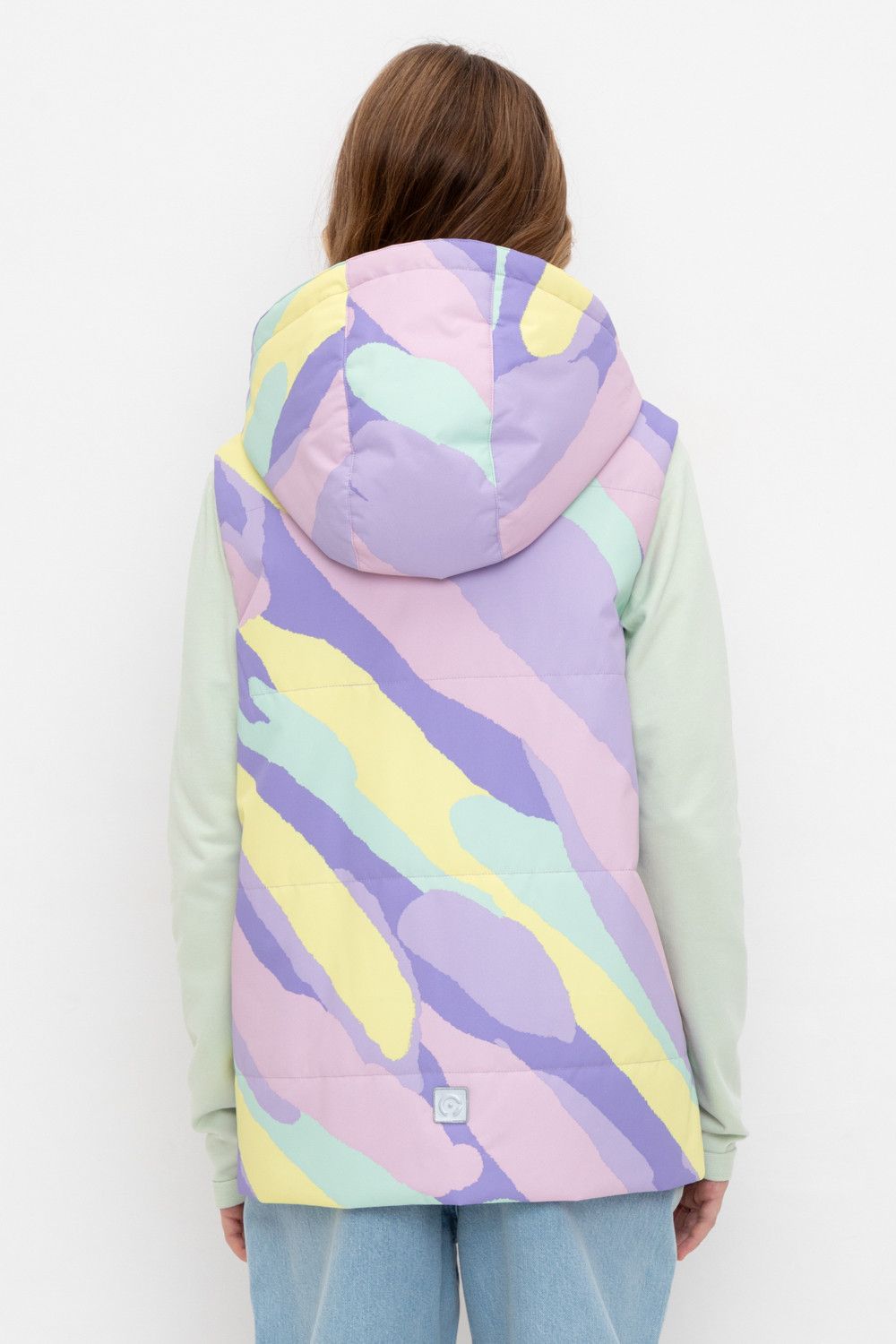 Жилет для девочки, артикул: ВК 35017/н/1 ГР (98-128), цвет: мульти, фото 4