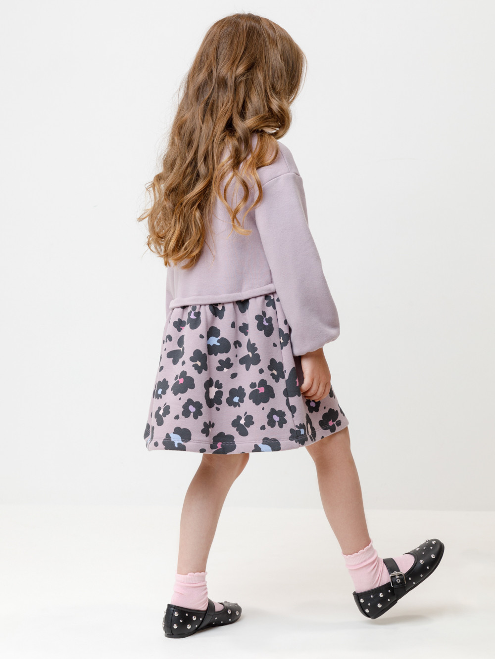 Платье для девочки, артикул: КР 5953, цвет: фиолетовый, фото 4