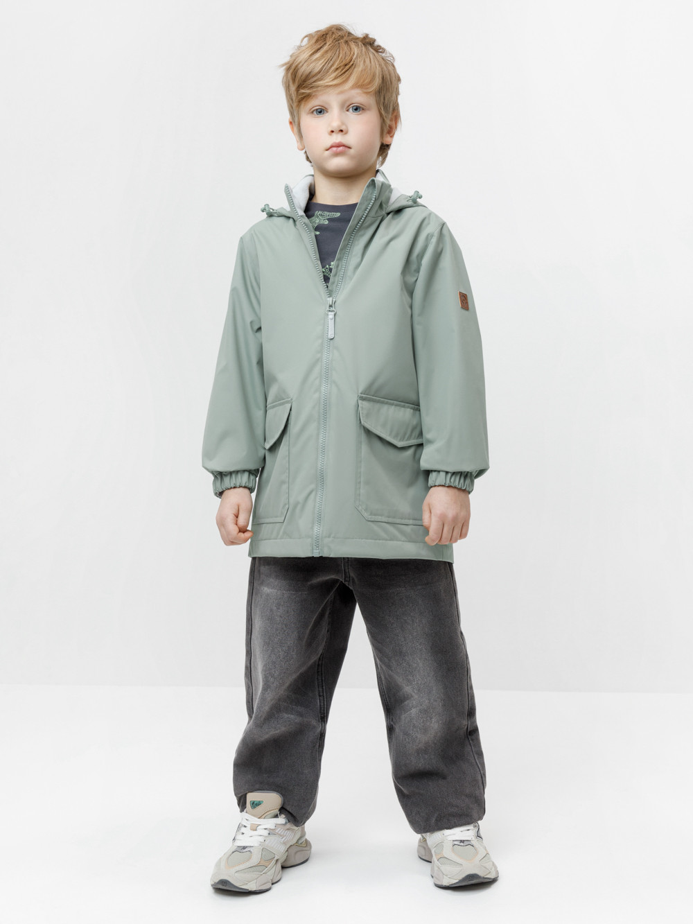 Куртки для мальчика, артикул: ВК 30158/2 УЗГ, цвет: зеленый, фото 4