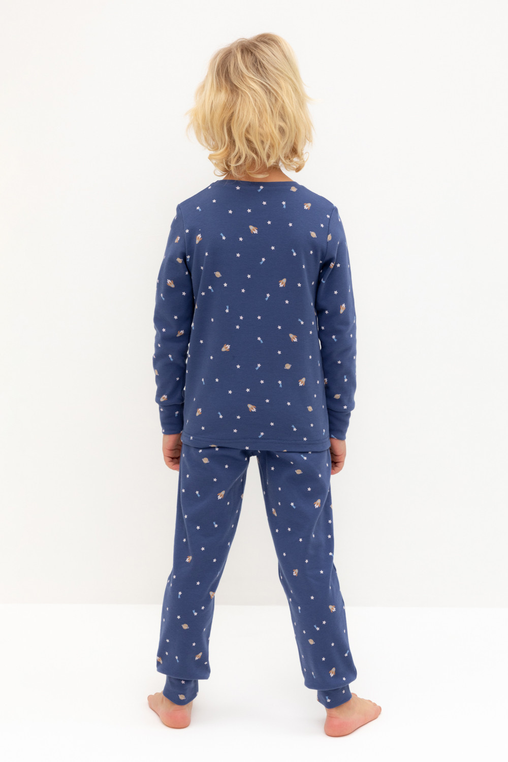 Пижама для мальчика, артикул: К 1621, цвет: темно-синий, фото 4
