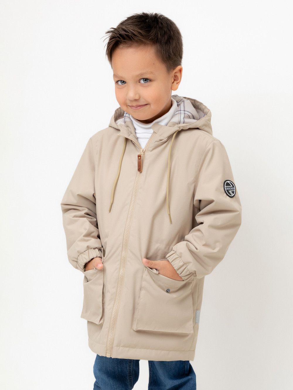 Куртки для мальчика, артикул: ВК 30150/1 УЗГ, цвет: бежевый, фото 4