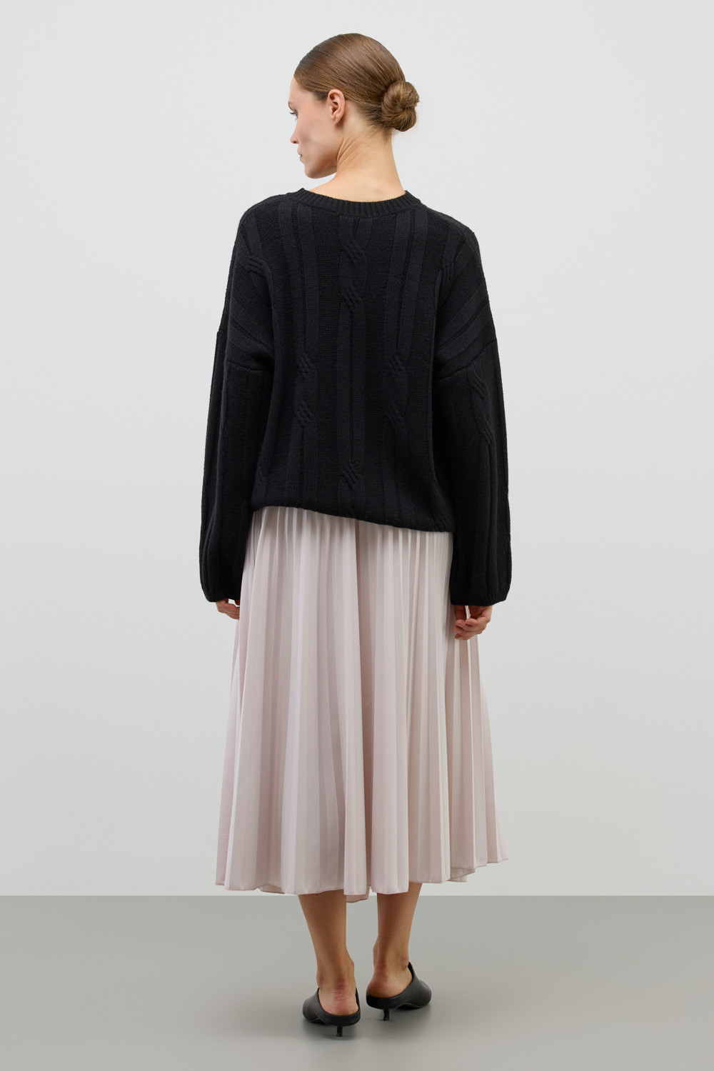 Юбки женские для мам, артикул: ЕВТ 7026, цвет: светло-серый5, фото 4