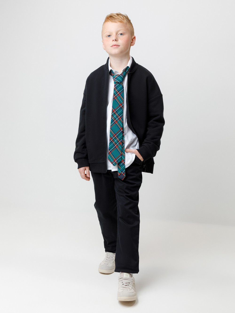 Жакет для мальчика, артикул: К 302500, цвет: черный, фото 4