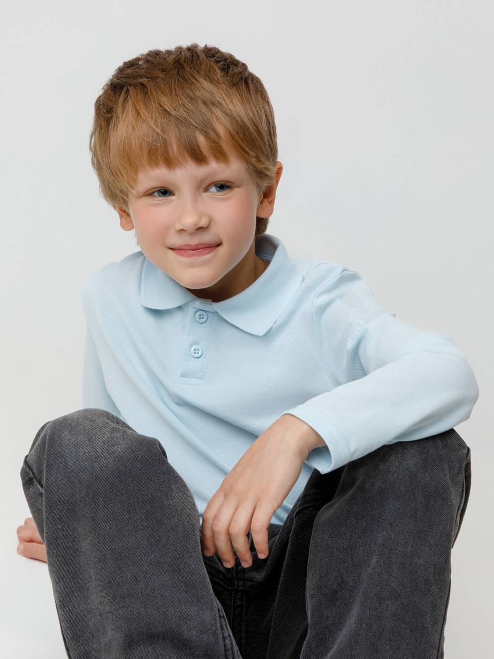 Джемпер для мальчика, артикул: МП 302109, цвет: голубой, фото 4