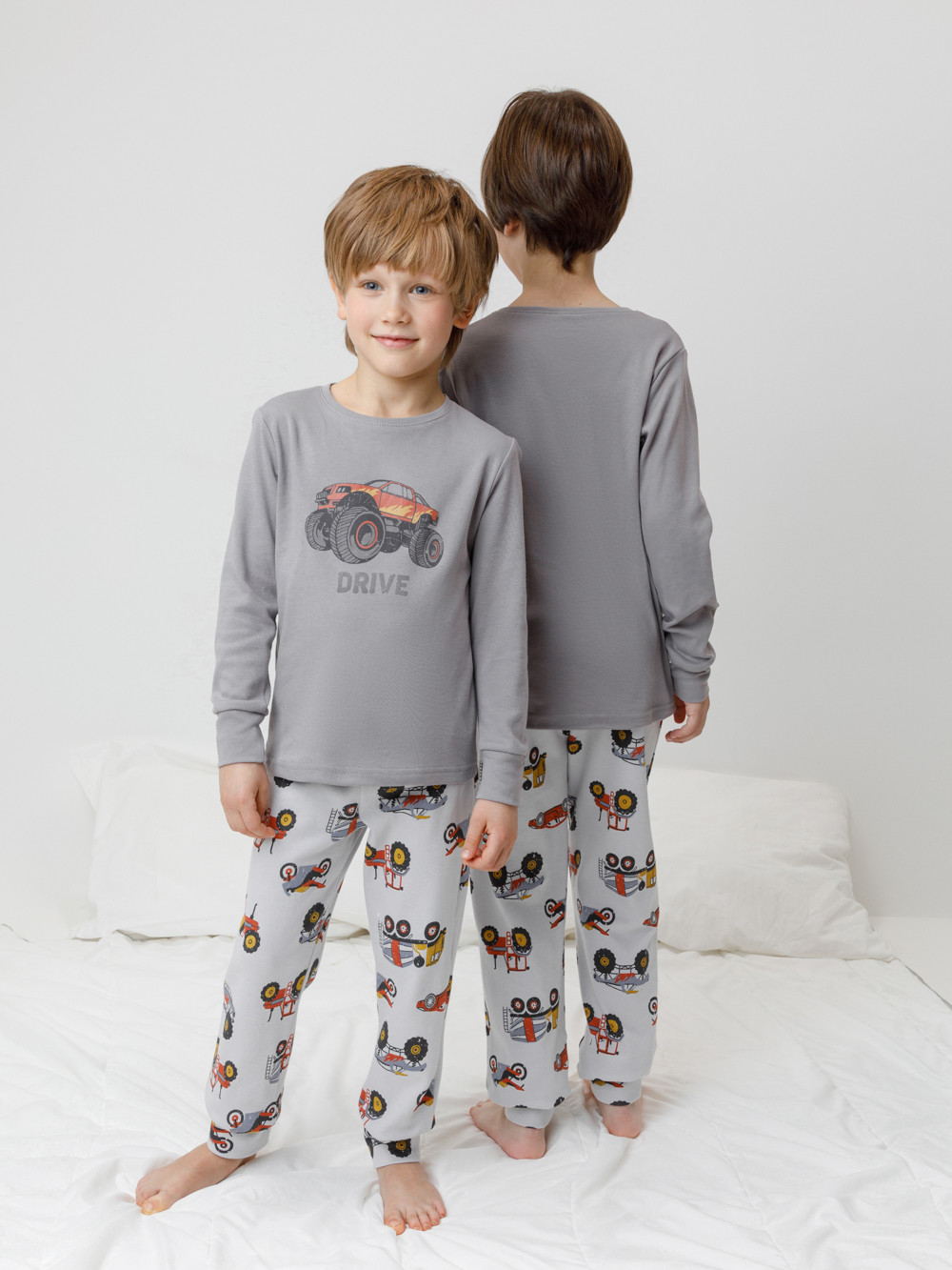 Пижама для мальчика, артикул: К 1541, цвет: серый, фото 4
