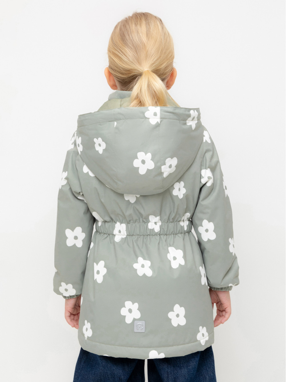 Куртка для девочки, артикул: ВК 32142/н/12 УЗГ, цвет: хаки, фото 4